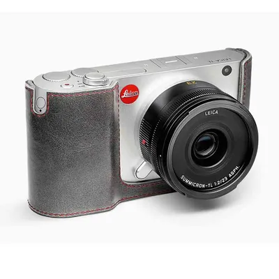  Protector leather stone grey Leica TL