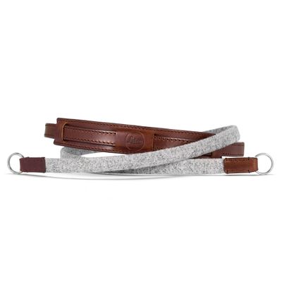  Neck Strap Lifestyle, Leather/Fabric, Grey