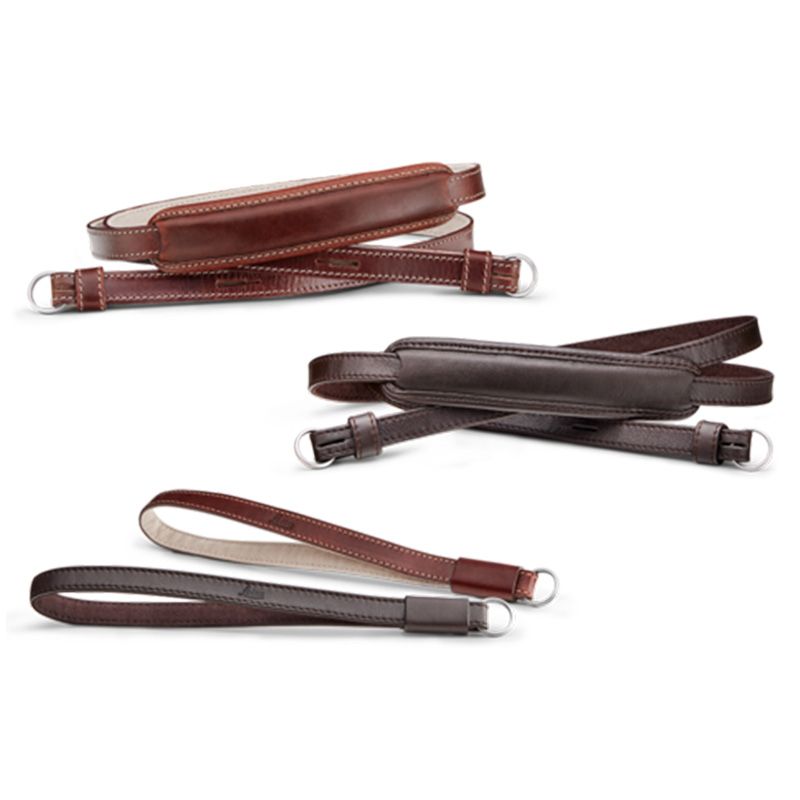 Carrying Strap for M, Q, X leather darkbrown