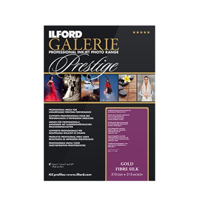  Ilford Galerie Gold Fibre Silk 310gsm A4 25pack