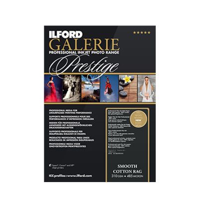  Ilford Galerie Smooth Cotton Rag 310gsm A3+ 25pack