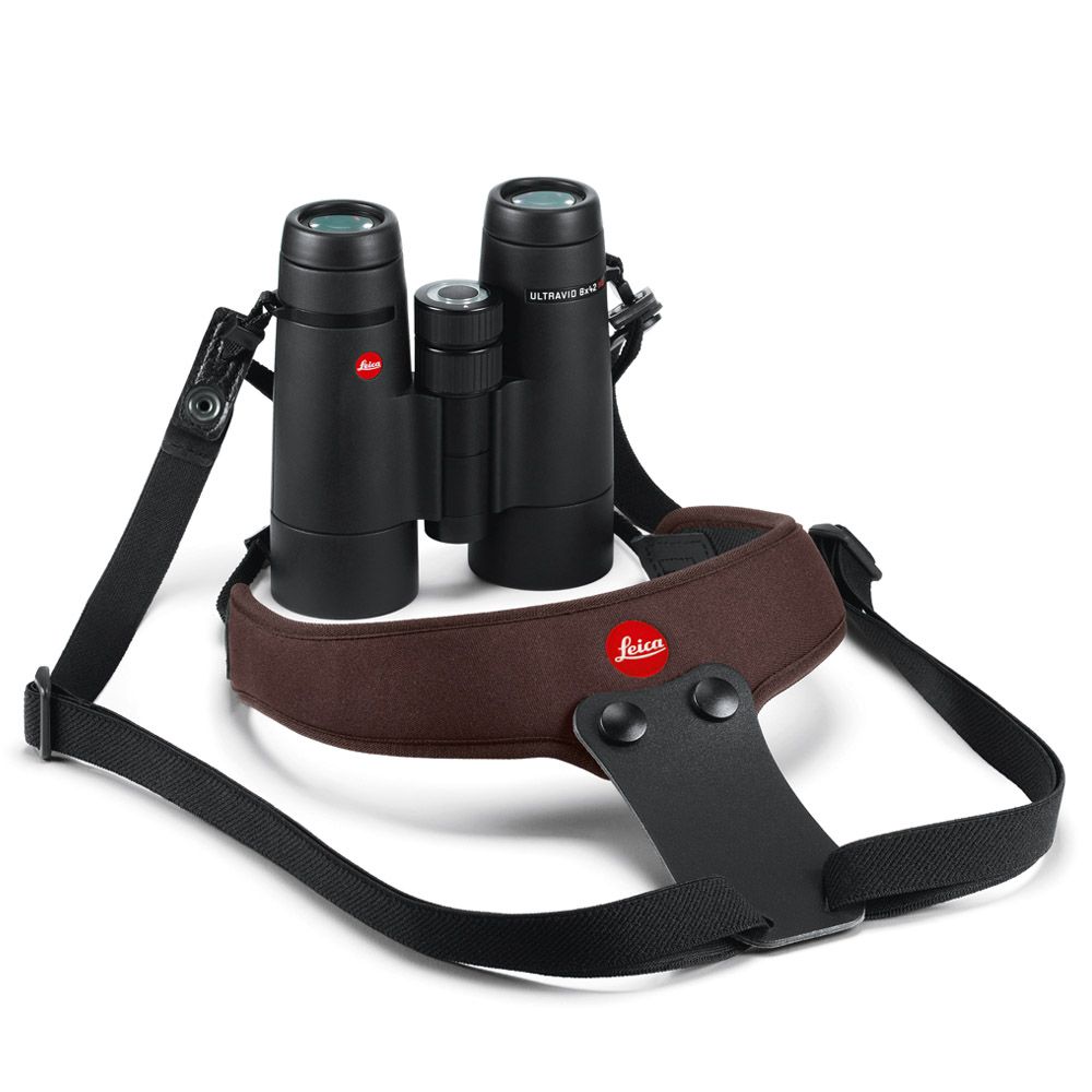 Leica Binocular Sport Strap Neoprene chocolate brown