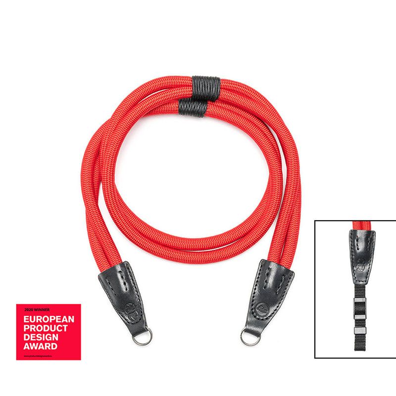 希少 未使用品 Leica Rope strap red SO COOPH Leica COOPH Rope Strap - Red | Camtec Photo